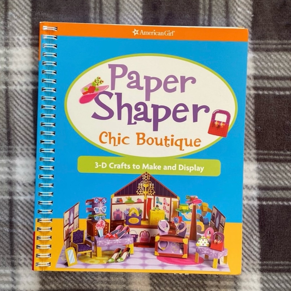 New American Girl Doll Chic Boutique Craft Paper Shaper Activity Dollhouse